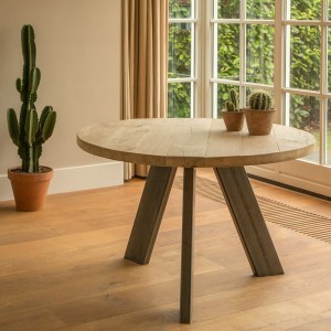 Ronde industriele tafel Dundee small